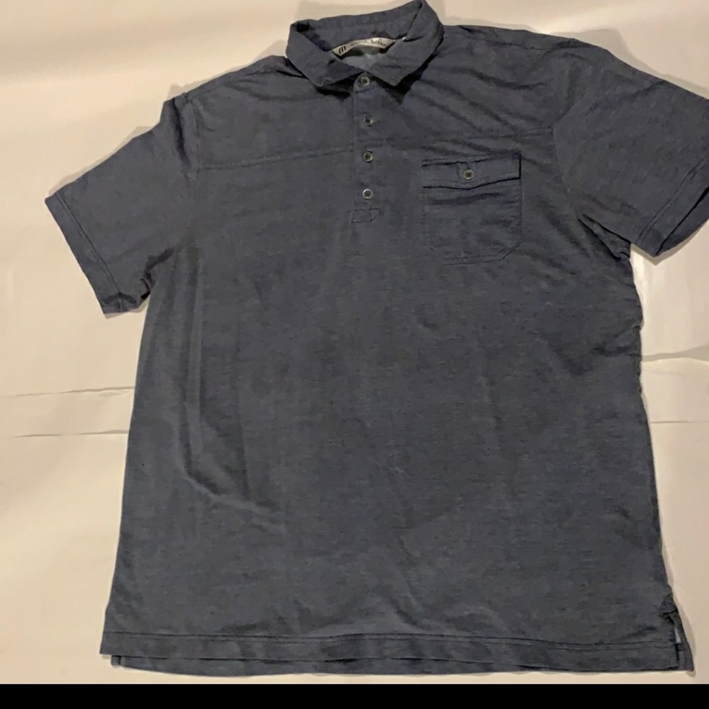 Travis Mathew Golf Polo 4 button with front pocket with a button. Size XL